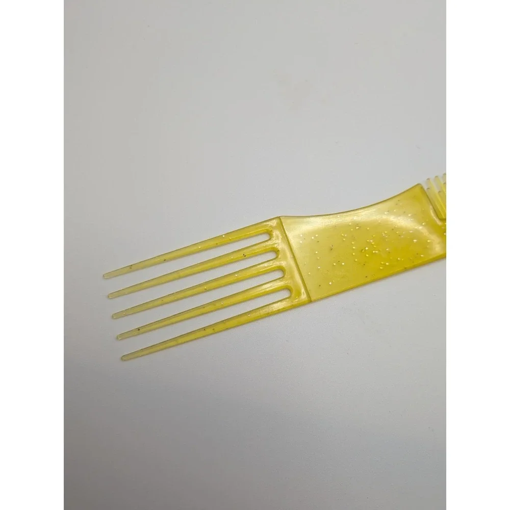 Vtg 90s USA Hair Comb Lot Glitter Hair Tool Pink Retro Y2K Revlon‎